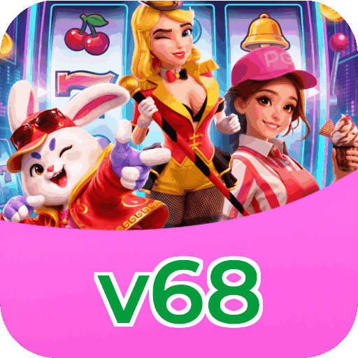 Plataforma v68 mostrando interface moderna, jogos certificados e recursos de segurança licenciados